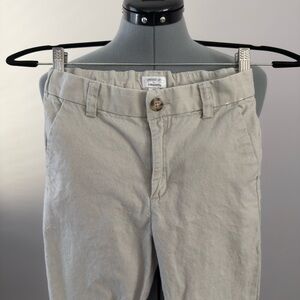 Gymboree Light Stone Boys' Linen Chinos